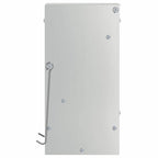 Rabbit Feeder Silver 12.5 x 12.5 x 25 cm Galvanised Steel