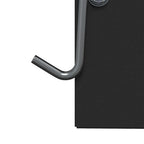 Rabbit Feeder Black 20 x 12.5 x 25 cm Cold-Rolled Steel