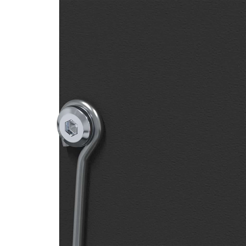 Rabbit Feeder Black 20 x 12.5 x 25 cm Cold-Rolled Steel