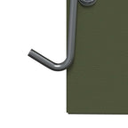 Rabbit Feeder Olive Green 20 x 12.5 x 25 cm Cold-Rolled Steel