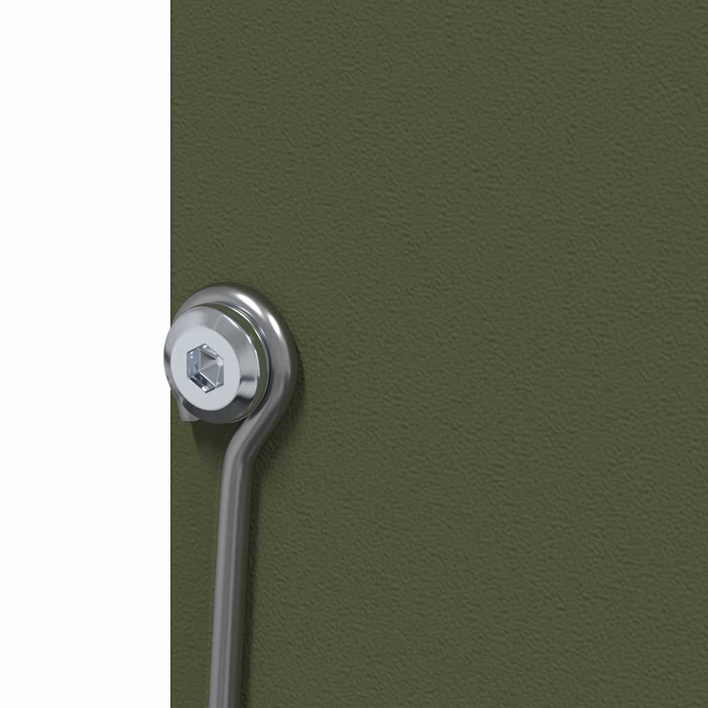 Rabbit Feeder Olive Green 20 x 12.5 x 25 cm Cold-Rolled Steel