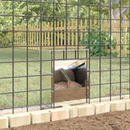 Rabbit Feeder Silver 20 x 12.5 x 25 cm Galvanised Steel