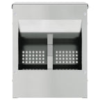 Rabbit Feeder Silver 20 x 12.5 x 25 cm Galvanised Steel