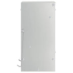 Rabbit Feeder Silver 20 x 12.5 x 25 cm Galvanised Steel