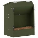 Rabbit Feeder Olive Green 33.5 x 25.5 x 45.5 cm