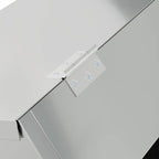 Rabbit Feeder Silver 33.5 x 25.5 x 45.5 cm Galvanised Steel