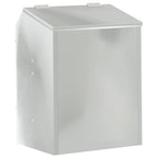 Rabbit Feeder Silver 33.5 x 25.5 x 45.5 cm Galvanised Steel