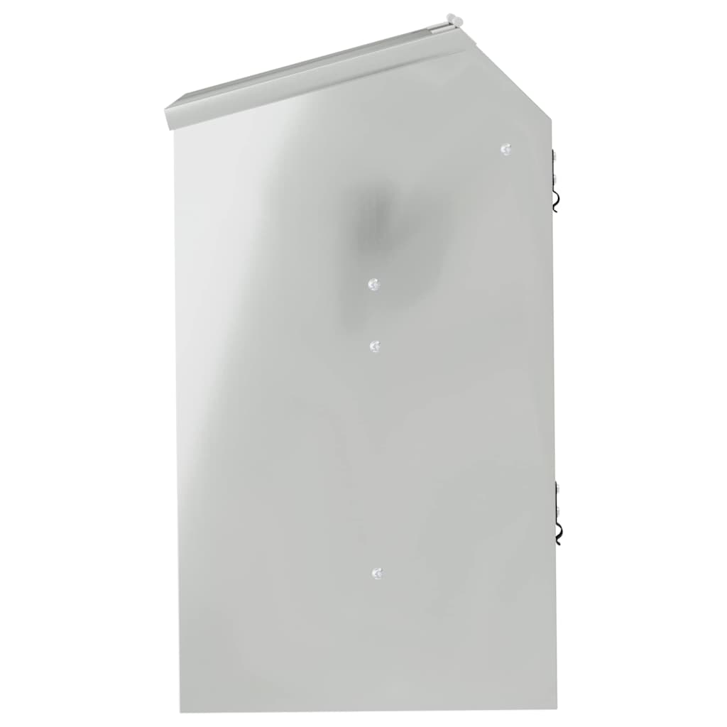 Rabbit Feeder Silver 33.5 x 25.5 x 45.5 cm Galvanised Steel