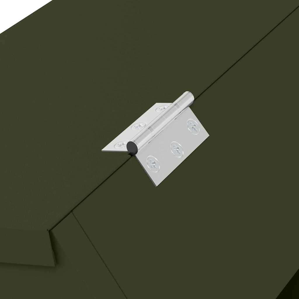 Rabbit Feeder Olive Green 64.5 x 25.5 x 45.5 cm