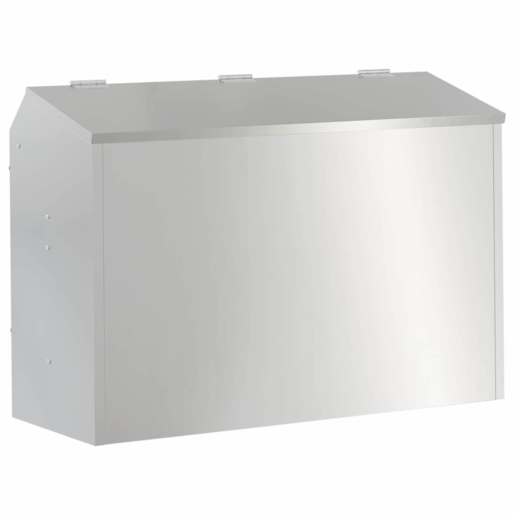 Rabbit Feeder Silver 64.5 x 25.5 x 45.5 cm Galvanised Steel