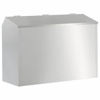 Rabbit Feeder Silver 64.5 x 25.5 x 45.5 cm Galvanised Steel