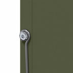 Rabbit Feeder Olive Green 12.5 x 26 x 28.5 cm Cold-Rolled Steel