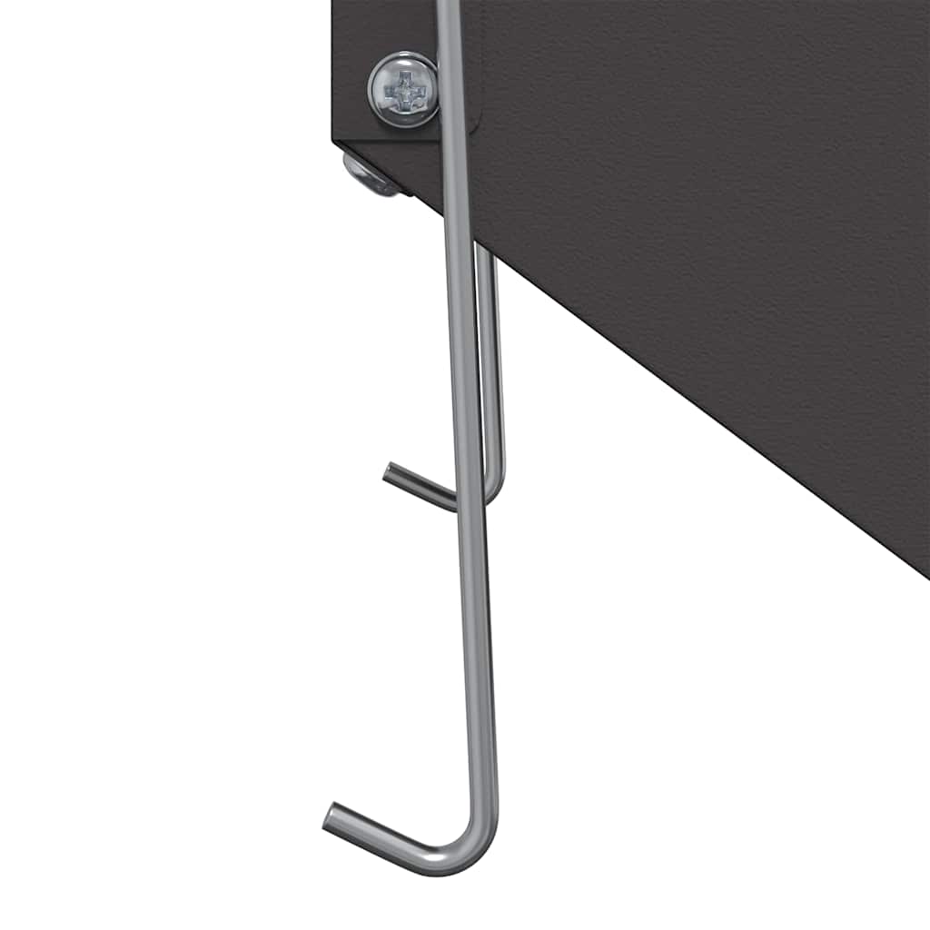 Rabbit Feeder Black 17.5 x 26 x 28.5 cm Cold-Rolled Steel