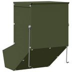 Rabbit Feeder Olive Green 17.5 x 26 x 28.5 cm Cold-Rolled Steel