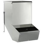Rabbit Feeder Silver 17.5 x 26 x 28.5 cm Galvanised Steel