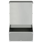 Rabbit Feeder Silver 17.5 x 26 x 28.5 cm Galvanised Steel