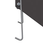 Rabbit Feeder Black 12.5 x 26 x 28.5 cm Cold-Rolled Steel