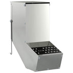 Rabbit Feeder Silver 12.5 x 26 x 28.5 cm Galvanised Steel