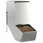 Rabbit Feeder Silver 12.5 x 26 x 28.5 cm Galvanised Steel