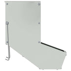 Rabbit Feeder Silver 12.5 x 26 x 28.5 cm Galvanised Steel