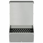 Rabbit Feeder Silver 17.5 x 26 x 28.5 cm Galvanised Steel