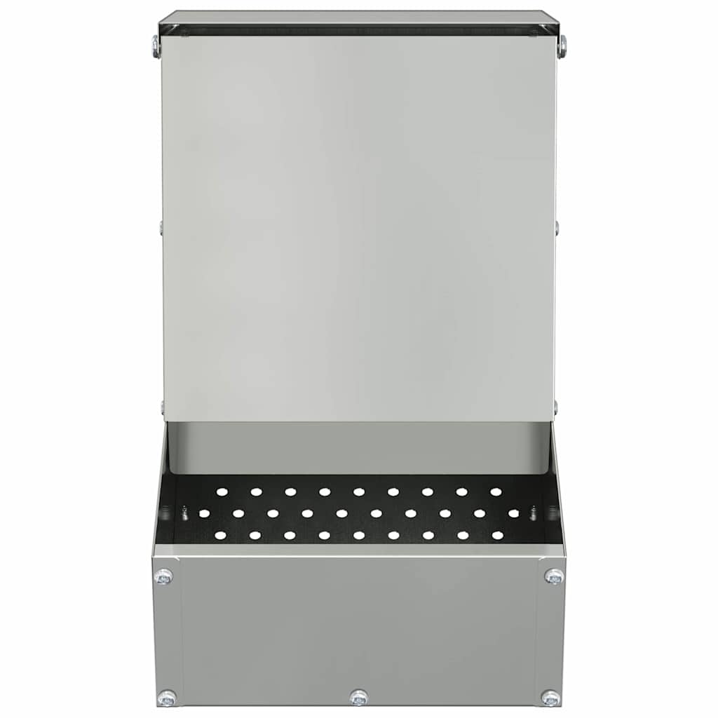 Rabbit Feeder Silver 17.5 x 26 x 28.5 cm Galvanised Steel