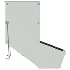 Rabbit Feeder Silver 17.5 x 26 x 28.5 cm Galvanised Steel