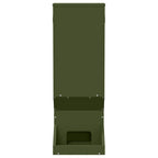 Deer Feeder Olive Green 28 x 30 x 80 cm Cold-Rolled Steel