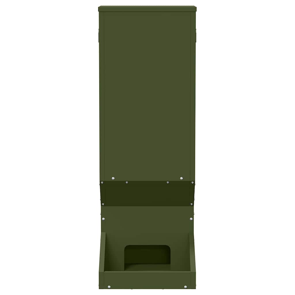 Deer Feeder Olive Green 28 x 30 x 80 cm Cold-Rolled Steel