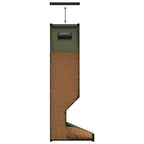 Deer Feeder Olive Green 28 x 30 x 80 cm Cold-Rolled Steel