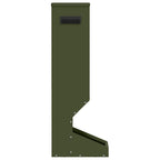 Deer Feeder Olive Green 28 x 30 x 80 cm Cold-Rolled Steel