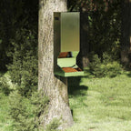 Deer Feeder Silver 28 x 30 x 80 cm Galvanised Steel