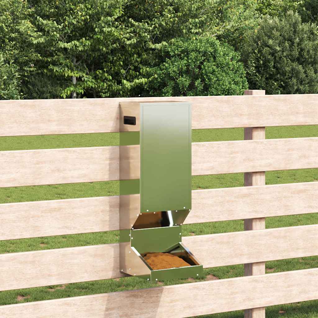 Deer Feeder Silver 28 x 30 x 80 cm Galvanised Steel