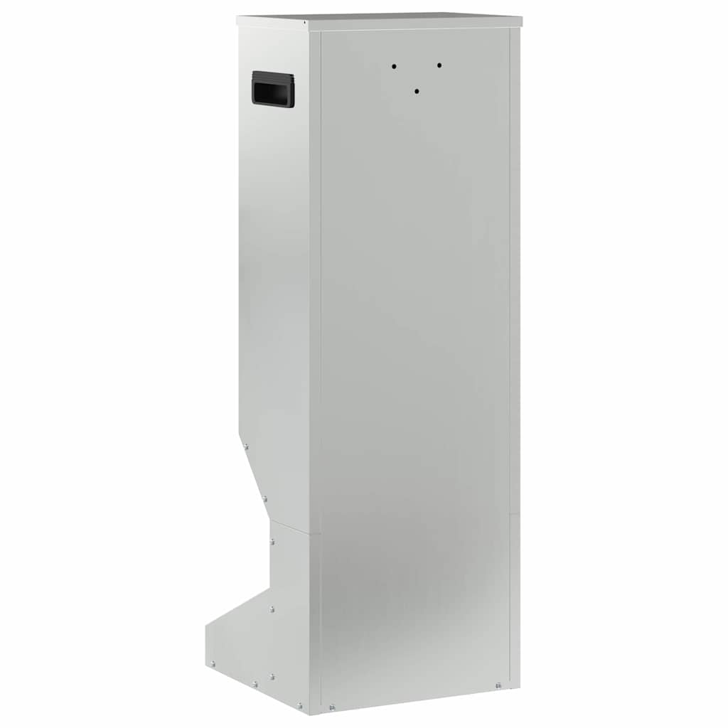 Deer Feeder Silver 28 x 30 x 80 cm Galvanised Steel