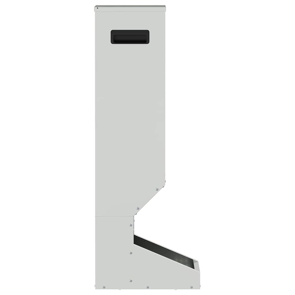 Deer Feeder Silver 28 x 30 x 80 cm Galvanised Steel