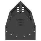 Chicken Feeding Trough Black 108 x 20.5 x 20 cm