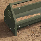 Chicken Feeding Trough Olive Green 108 x 20.5 x 20 cm