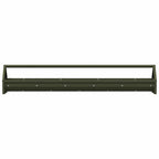 Chicken Feeding Trough Olive Green 108 x 20.5 x 20 cm