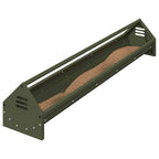 Chicken Feeding Trough Olive Green 108 x 20.5 x 20 cm