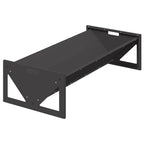 Livestock Feeding Trough Black 108 x 50 x 28 cm