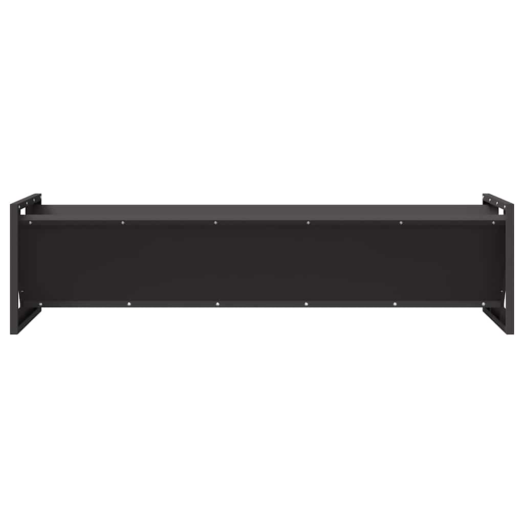 Livestock Feeding Trough Black 108 x 50 x 28 cm