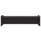 Livestock Feeding Trough Black 108 x 50 x 28 cm