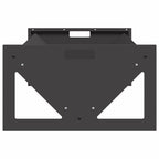Livestock Feeding Trough Black 108 x 50 x 28 cm