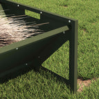 Livestock Feeding Trough Olive Green 108 x 50 x 28 cm