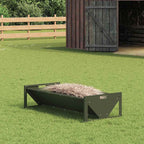 Livestock Feeding Trough Olive Green 108 x 50 x 28 cm