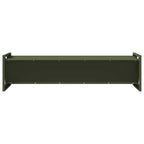 Livestock Feeding Trough Olive Green 108 x 50 x 28 cm