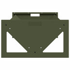 Livestock Feeding Trough Olive Green 108 x 50 x 28 cm