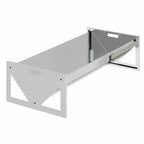 Livestock Feeding Trough Silver 108 x 50 x 28 cm