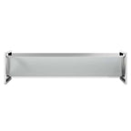 Livestock Feeding Trough Silver 108 x 50 x 28 cm