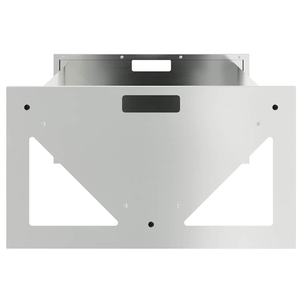 Livestock Feeding Trough Silver 108 x 50 x 28 cm